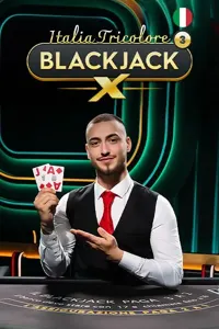 Tavolo live Italia Tricolore Blackjack X su Pistolo Casino